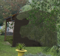 Création d'un préau
